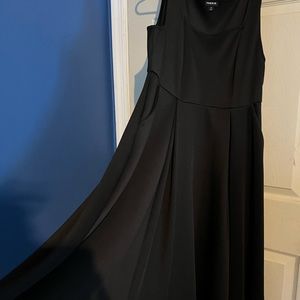 Torrid Simple Black Middi Dress